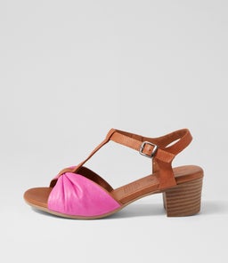 EMIN DF FUCHSIA TAN LEATHER