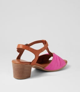 EMIN DF FUCHSIA TAN LEATHER
