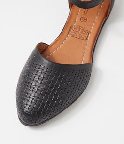 LAVISA DF BLACK LEATHER