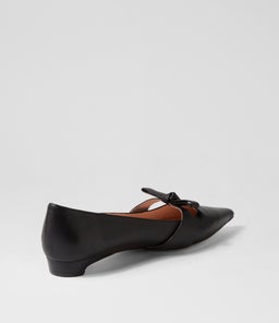 DULCIE DF BLACK BLACK HEEL LEATHER
