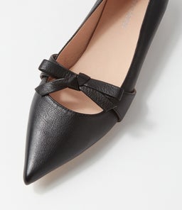 DULCIE DF BLACK BLACK HEEL LEATHER