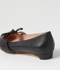 DULCIE DF BLACK BLACK HEEL LEATHER