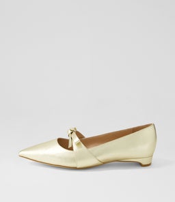 DULCIE DF PALE GOLD LEATHER