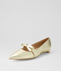 DULCIE DF PALE GOLD LEATHER