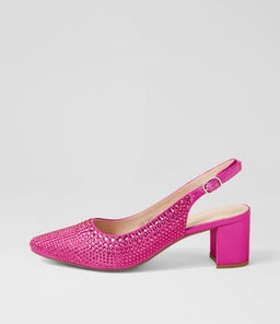 LUCIANAS DF MAGENTA SATIN