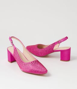 LUCIANAS DF MAGENTA SATIN