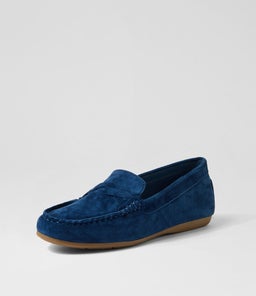 ELIAN DF NAVY SUEDE