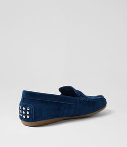 ELIAN DF NAVY SUEDE