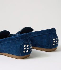 ELIAN DF NAVY SUEDE