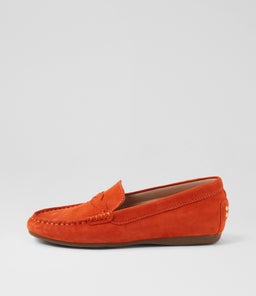 ELIAN DF ORANGE SUEDE