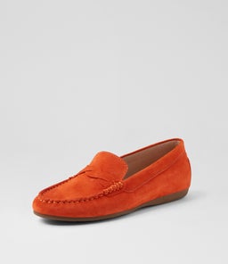 ELIAN DF ORANGE SUEDE