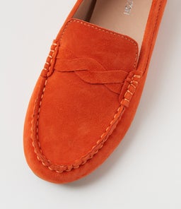 ELIAN DF ORANGE SUEDE