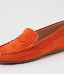 ELIAN DF ORANGE SUEDE