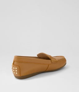 ELIAN DF DK TAN LEATHER