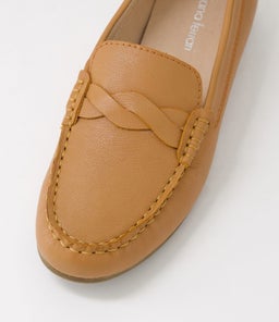 ELIAN DF DK TAN LEATHER