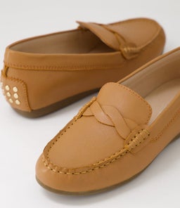 ELIAN DF DK TAN LEATHER