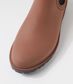 LAURINA2 DF CHOC BLACK SOLE GUMBOOT