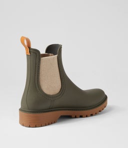 LAURINA2 DF OLIVE GUMBOOT