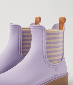 LAURINA2 DF LILAC STRIPE GUMBOOT