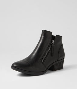 ZONER DF BLACK BLACK HEEL LEATHER