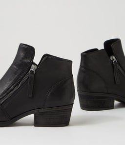 ZONER DF BLACK BLACK HEEL LEATHER