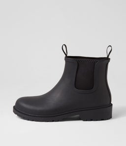 SPLASHY DF BLACK BLACK GUMBOOT