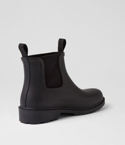 SPLASHY DF BLACK BLACK GUMBOOT