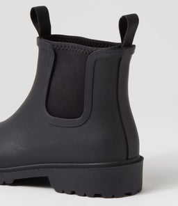 SPLASHY DF BLACK BLACK GUMBOOT