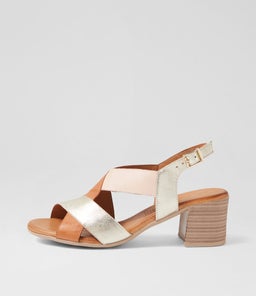 WEER DF PALE GOLD TAN MULTI LEATHER