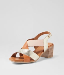 WEER DF PALE GOLD TAN MULTI LEATHER