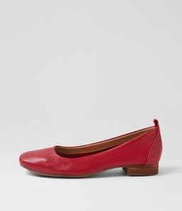 TATTIA DF DK RED LEATHER