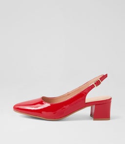 OLLIEN DF RED PATENT LEATHER