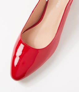 OLLIEN DF RED PATENT LEATHER