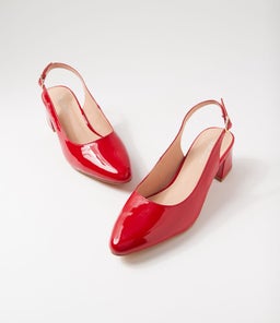 OLLIEN DF RED PATENT LEATHER