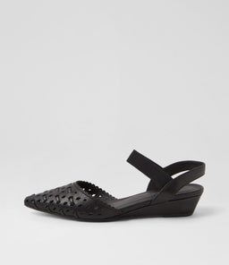 PARI DF BLACK LEATHER