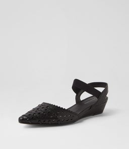 PARI DF BLACK LEATHER