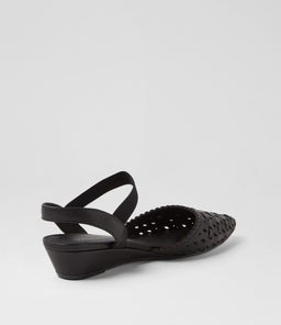 PARI DF BLACK LEATHER