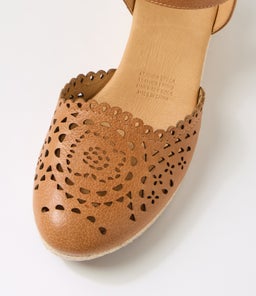 FABI DF DK TAN LEATHER