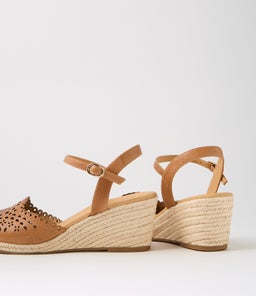 FABI DF DK TAN LEATHER