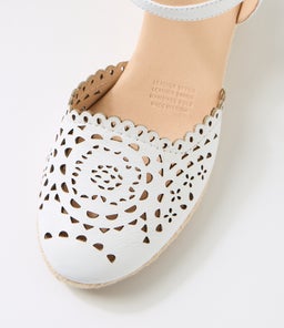FABI DF WHITE LEATHER