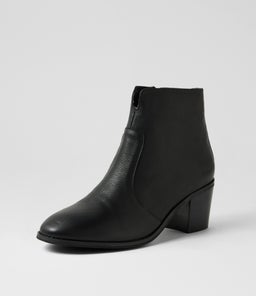 HELEX DF BLACK BLACK HEEL LEATHER