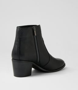 HELEX DF BLACK BLACK HEEL LEATHER
