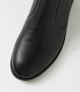 HELEX DF BLACK BLACK HEEL LEATHER