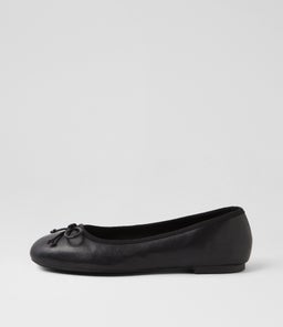 MALERINA DF BLACK LEATHER