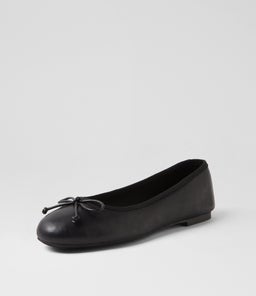 MALERINA DF BLACK LEATHER