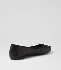 MALERINA DF BLACK LEATHER