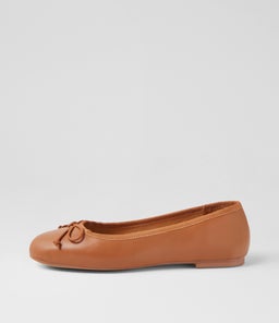MALERINA DF TAN LEATHER