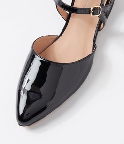 DESSEN DF BLACK PATENT LEATHER