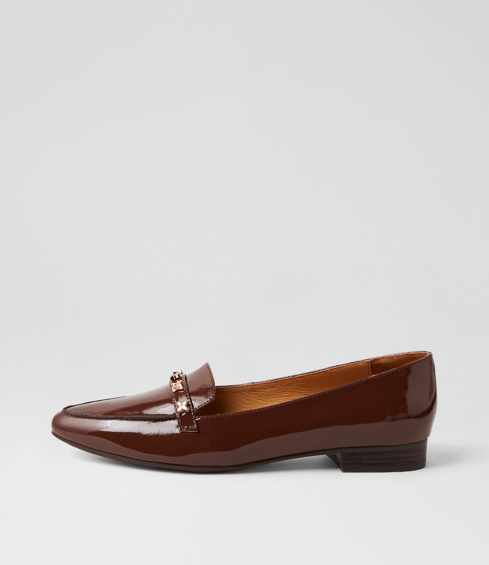 Dysin Choc Patent Leather Loafers Dysin Choc Patent Leather Loafers