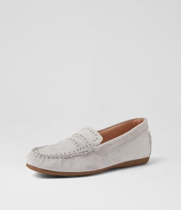EMBREY DF PALE GREY SUEDE